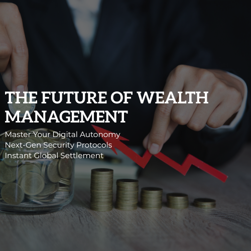 A conceptual high-tech visualization of next-gen wealth management and secure digital wallet protocols for the 2026 economy.